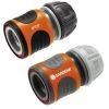 Gardena Kit Raccord Rapide + Raccord Aquastop 15mm