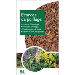 Mulch.d'écorces Pin Maritime:sac 60L