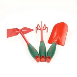 Lot Outils à Fleurs:pelle,griffe,serfouette