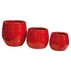 Pot Cancale : Coquelicot D.17 H.17cm