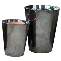 Pot: Terre Cuite émaillée D.33 H.35cm