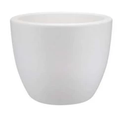 Elho Pot Pure Round Plastique : Blanc Ø 49 Cm