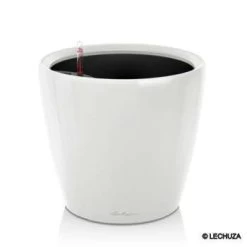LECHUZA Pot Classico Premium : Blanc, D 21 cm