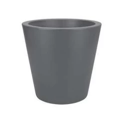 Elho Pot Rotomoulé Pure Straight: Rond, Anthracite