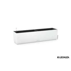 LECHUZA Balconnière Balconera Blanche : L 79 cm