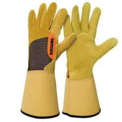 Gants Rosiers : Cuir Velours, Skinsoft, T.10