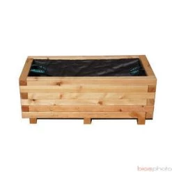 Bac Rect. : Mélèze Huilé, Naturel, L.80cm