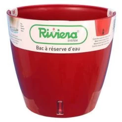 Riviera Pot Eva New En Polypropylène, Rouge : D.30cm