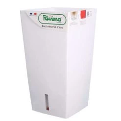 Riviera Pot Carré Haut Eva New, Blanc : H.68,5cm