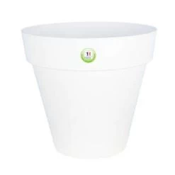 Riviera Bac Soleilla Rond, D.70 Cm Coloris Blanc