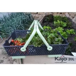 Panier Kajo 20L : Gris Tilleul