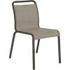 Chaise Oskar, Aluminium : Taupe