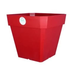 Riviera Bac Soleilla Carré, 40 Cm Coloris Rouge