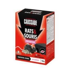 Kit Anti-rongeurs : Poste,12 Appâts, 120g