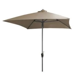 Parasol De Jardin 2.5 M, à Manivelle, Taupe