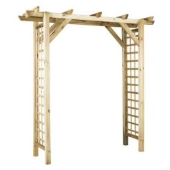 Pergola Double Droit En Pin, 210x70x210cm