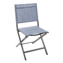 Chaise Pliante Eris Bleu Chiné