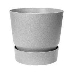 Elho Pot Greenville Rond : Plast., Ciment, 18x20cm