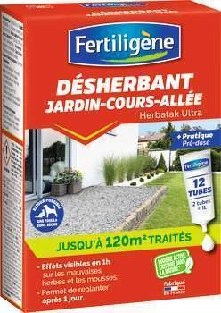 Désherbant Liquide Fertiligène : X12, 120m²